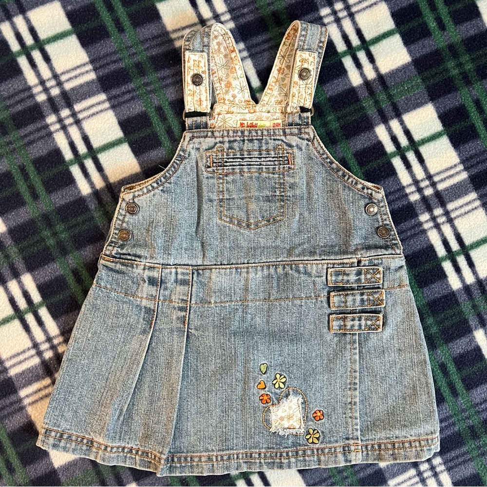 Denim Kids Overall Dress